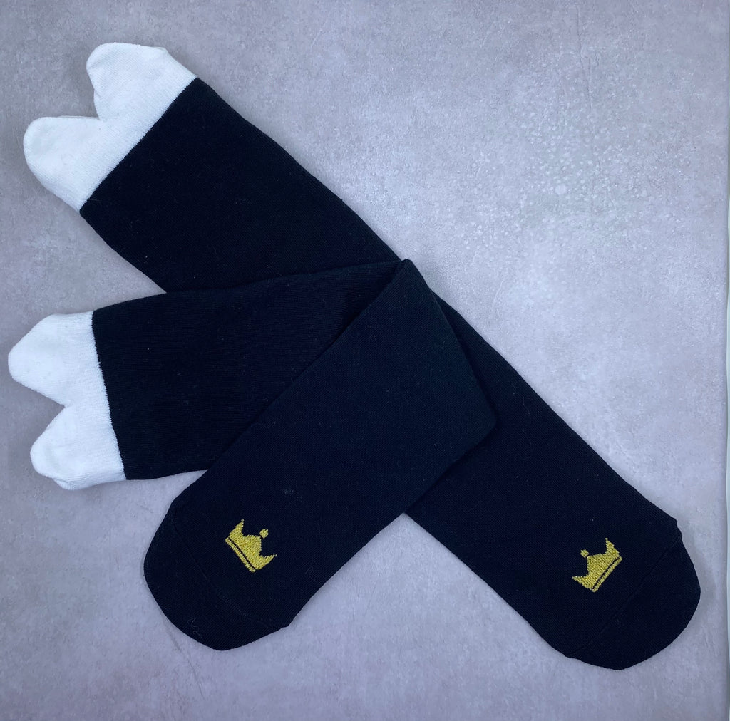 Over The Knee Socks with crown for Girls; Toddlers 2T-5T — Soft, Breathable, Fashion