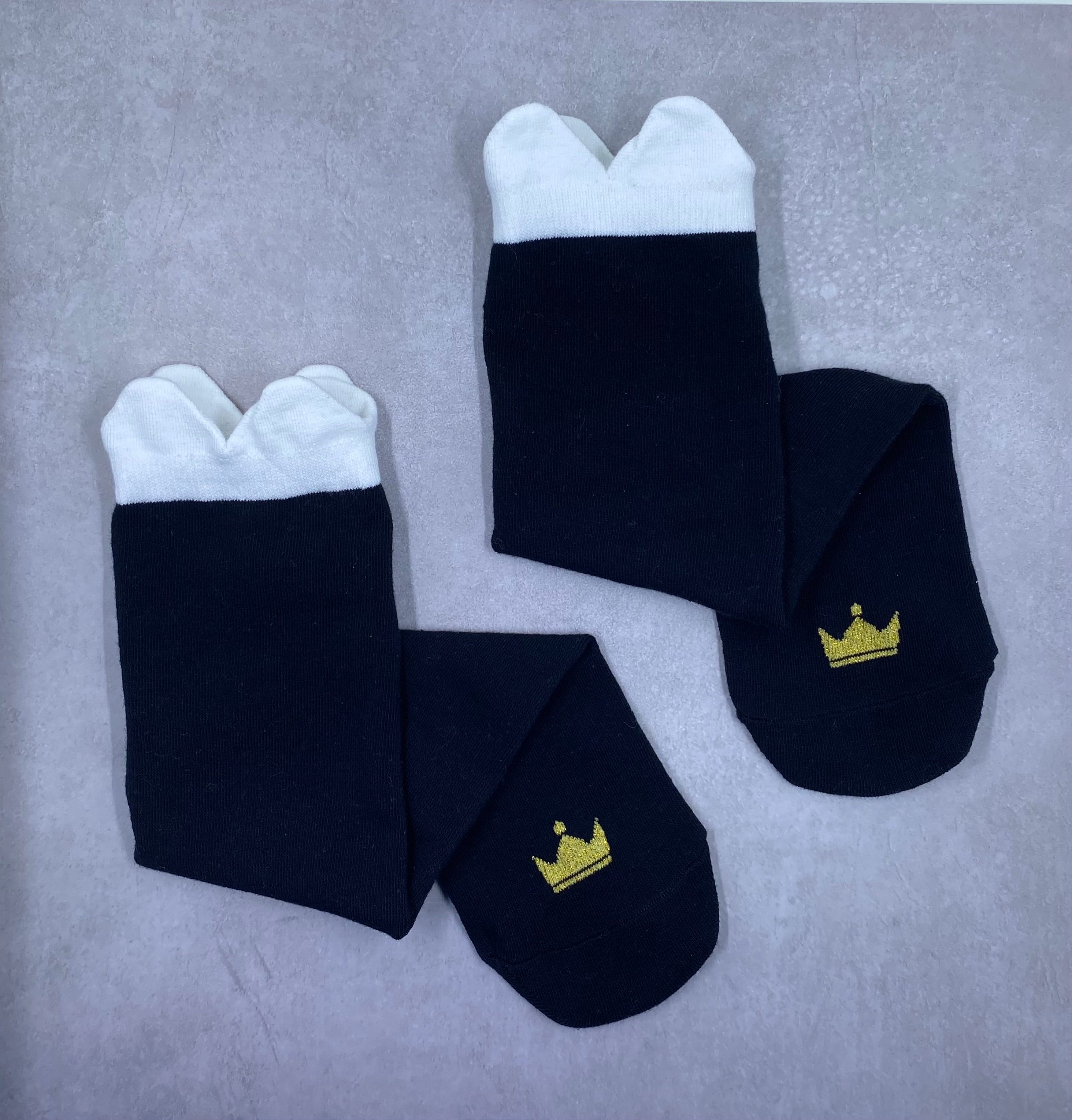 Over The Knee Socks with crown for Girls; Toddlers 2T-5T — Soft, Breathable, Fashion
