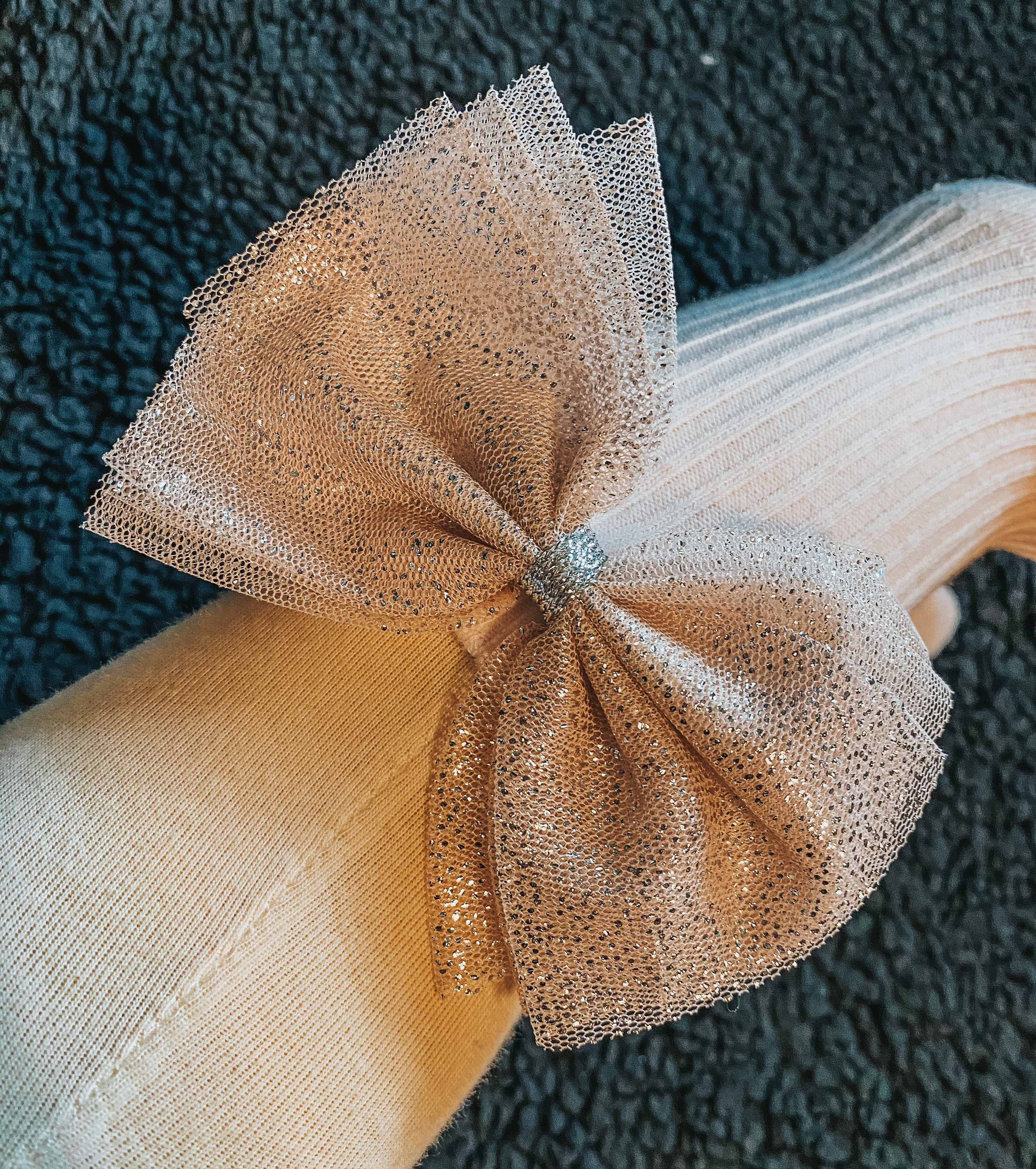 Baby Socks with a large Bow on the side for Girls; Toddlers — Soft, Breathable, Non slip bottoms, Fashion