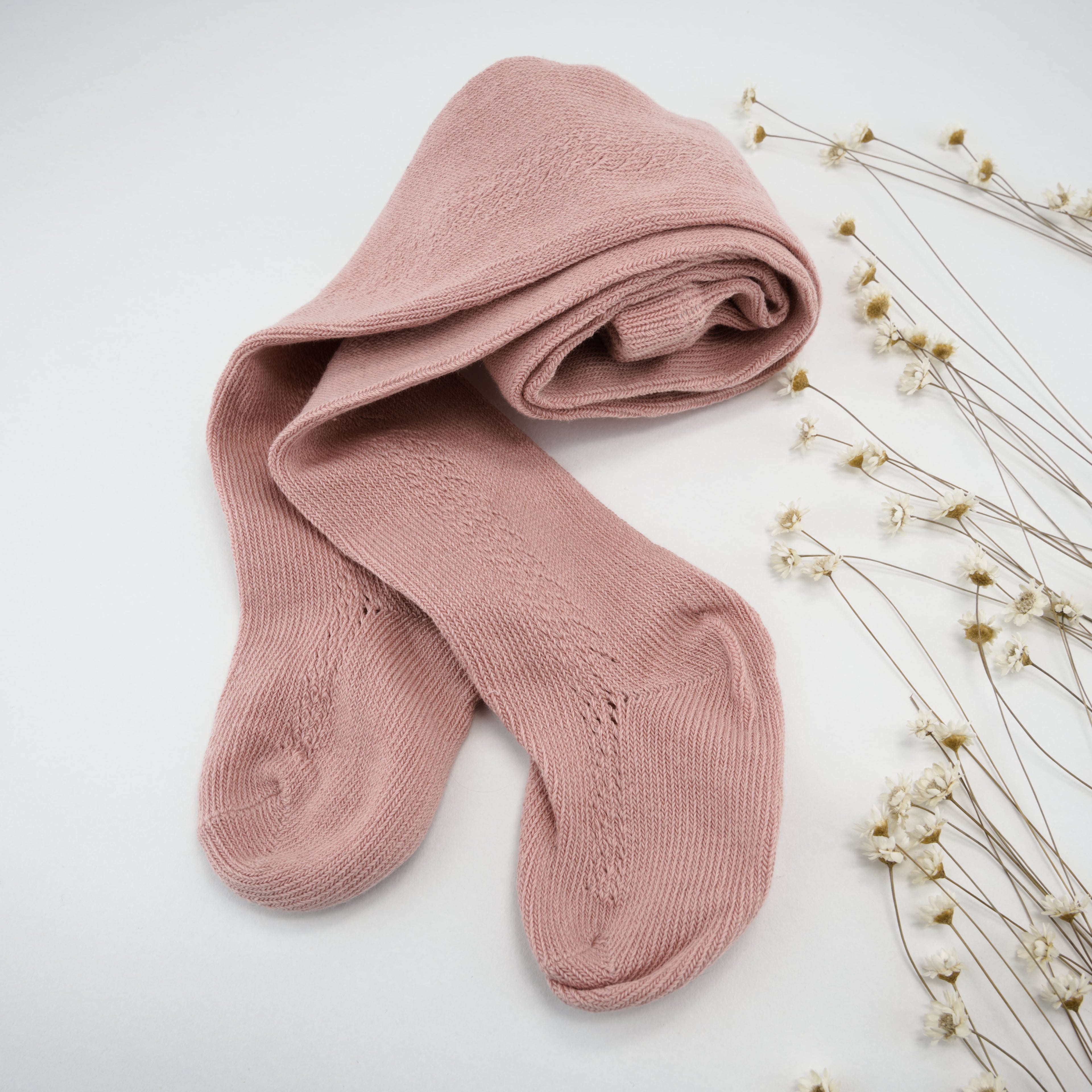 Boho Style Tights with side detailing for Girls; Toddlers — Soft, Breathable, Stretchy Everyday Tights, Multiple sizes