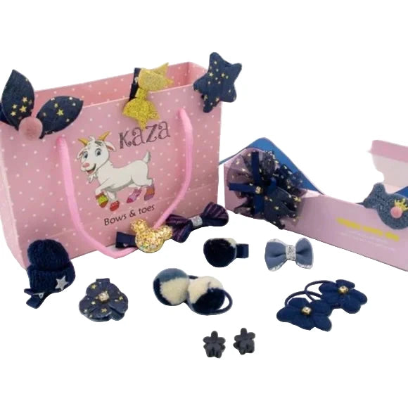 Kids Signature Hair Accessories – A 12-Piece Treasure Box of Style!